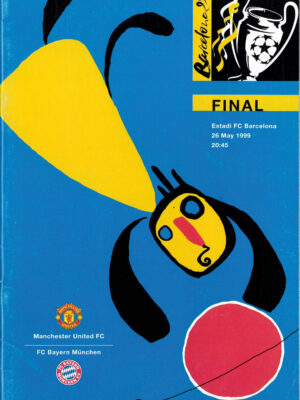 OFFICIAL PROGRAMME UEFA CHAMPIONS LEAGUE FINAL 1999