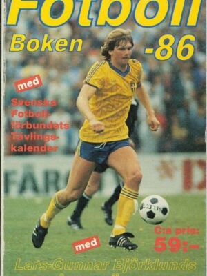 FOTBOLL BOKEN 1986