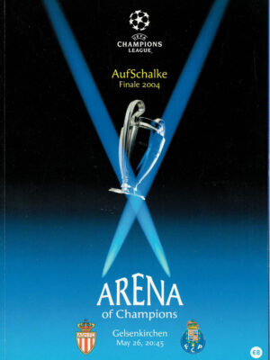OFFICIAL PROGRAMME UEFA CHAMPIONS LEAGUE FINAL 2004