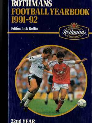 ROTHMANS FOOTBALL YEARBOOK 1991/92