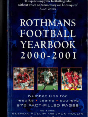 ROTHMANS FOOTBALL YEARBOOK 2000/01