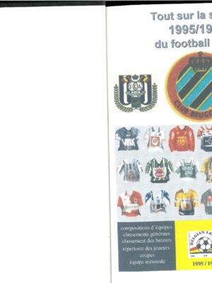 TOUT SUR LA SAISON 1995/96 DU FOOTBALL BELGE